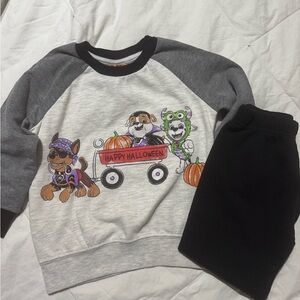 Kids Paw Patrol  Halloween Sweatshirt and Pants Set